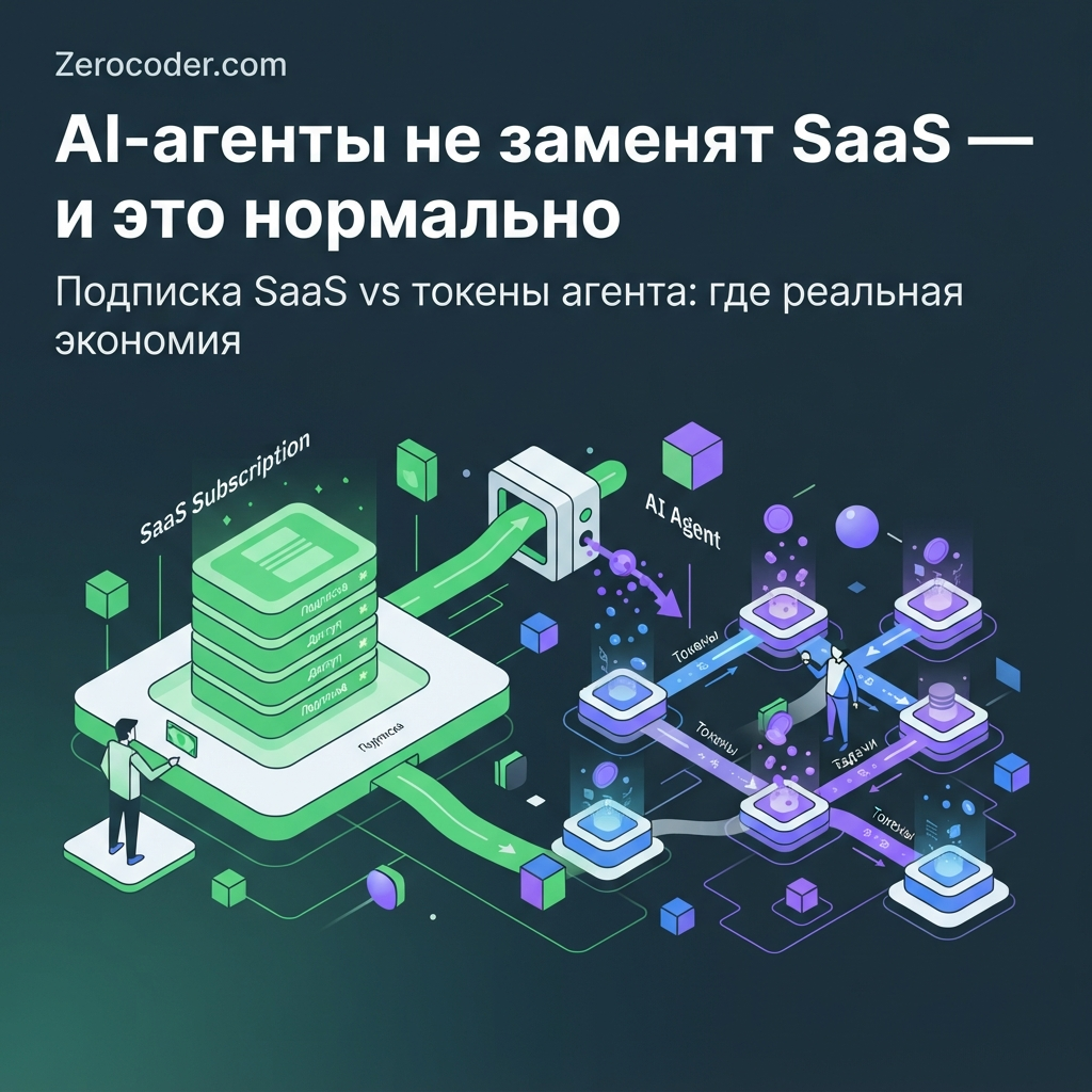Подписка SaaS vs токены агента: где реальная экономия