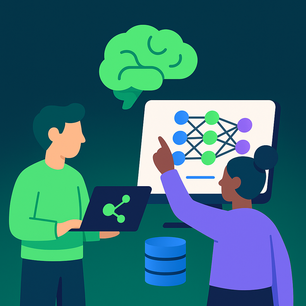 What "training on data" means — and why you don't have to do it