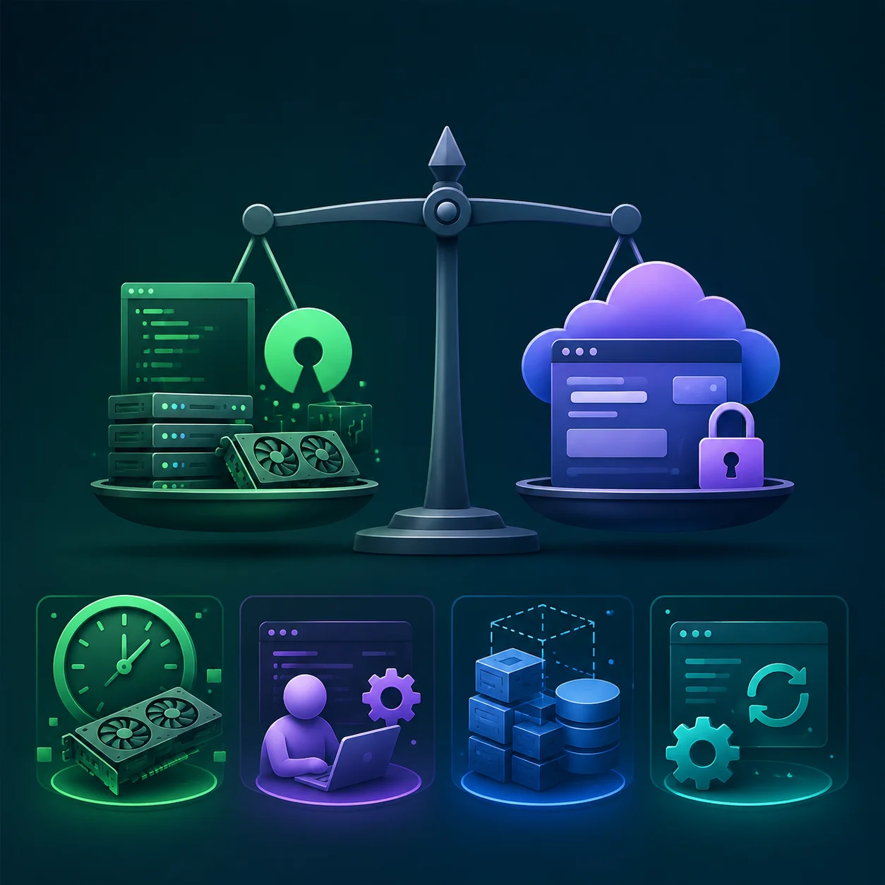 The four costs people forget: idle GPU time, DevOps hours, scaling/redundancy, model updates