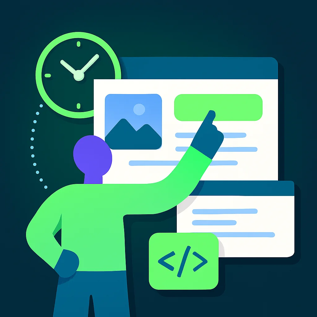 No-Code saving time in software and web development