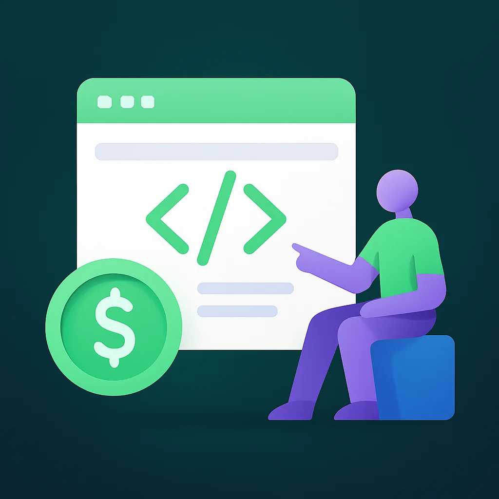 Web development for monthly fee