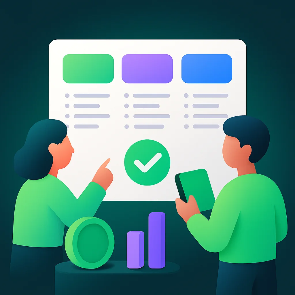 Full comparison of pricing plans